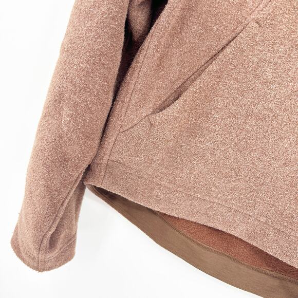 Lululemon Womens Lounge‎ Athleisure Sporty Looped Terry Fleece Half Zip Hoodie 2 - Picture 5 of 8